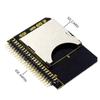Sd zu Ide 2,5" 44 Pin Adapter Sdhc/Sdxc/Mmc zu Ide 2,5 Zoll 44Pin Stecker Konverter