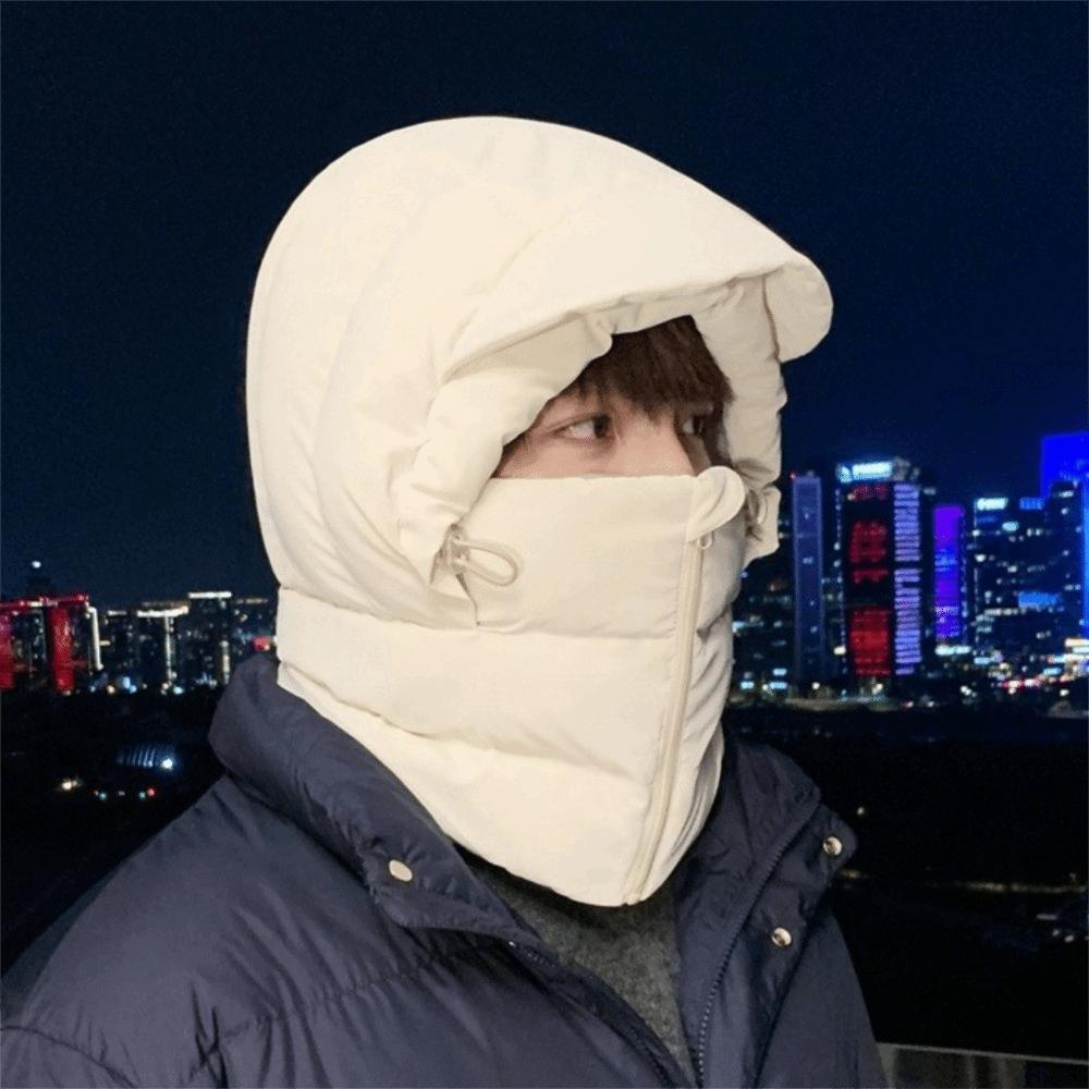 Windproof Warm Scarf Face Mask Keep Warm Lei Feng Hat Portable 3-in-1 Winter Cycling Hat  Skiing