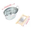 1set 1:12 Dollhouse Miniature Washboard Iron Bucket Bathroom Model Decor Toy Doll House Accessories