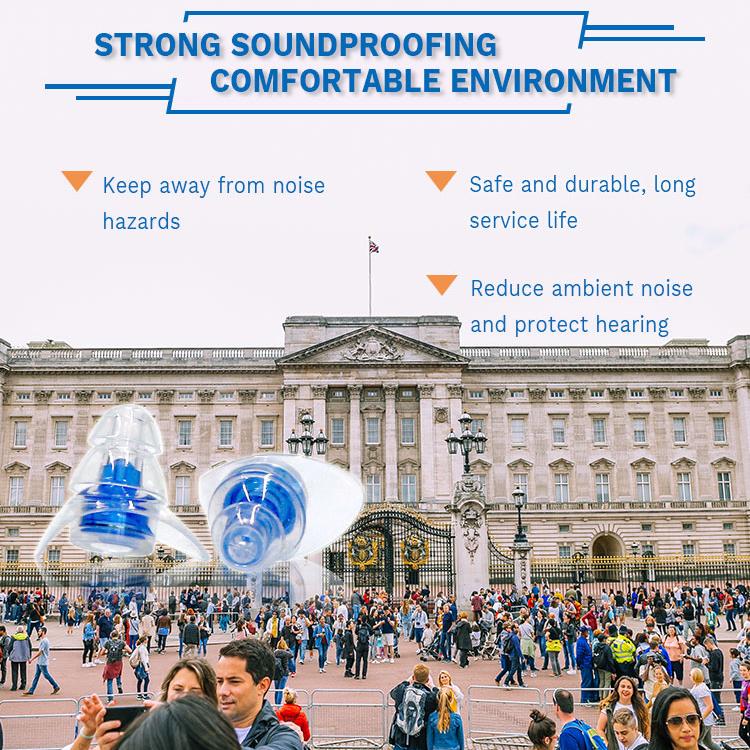 High Fidelity Music Earplug Soft Reusable Silicone Earplugs Hearing Protection for Concerts Musicians DJ and Drummers