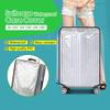 Travel Transparent Luggage Cover Waterproof And Dustproof Pvc Wear Resistant Fits 20-30 Inch Suitcases