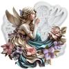 Flower Fairy Silicone Mold Angel Fondant Molds Cake Decorating Tools Cupcake Topper Candy Sugar Craft Gum Paste Polymer Clay