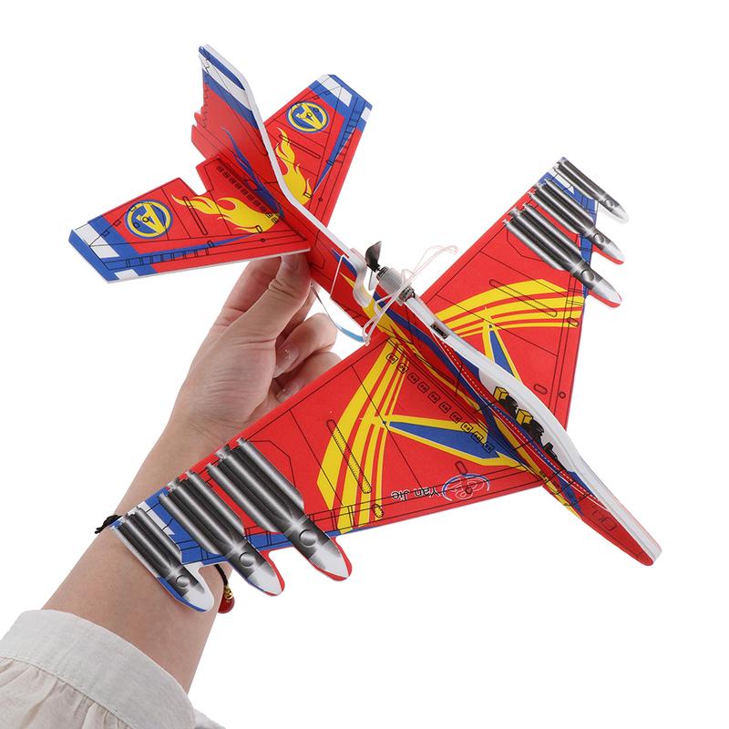 Flugzeugmodell Outdoor-Spielzeug Schaumflugzeuge Kondensator Elektroflugzeug Handstart Wurfsegelflugzeug Trägheitsschaumspielzeug