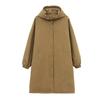 Parker Women's Mid-Length Hooded Cotton Coat - 2024 Winter Collection