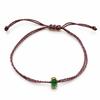 Crystal Gemstone Braided Rope Bracelet Multicolor Bohemian Bracelet Zircon Bracelet  For Women