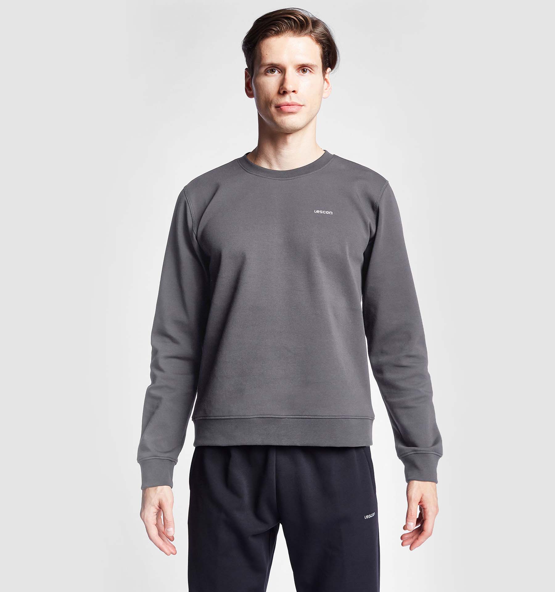 

Men s Sweatshirt 25S-1242-25B XXL сірий колір