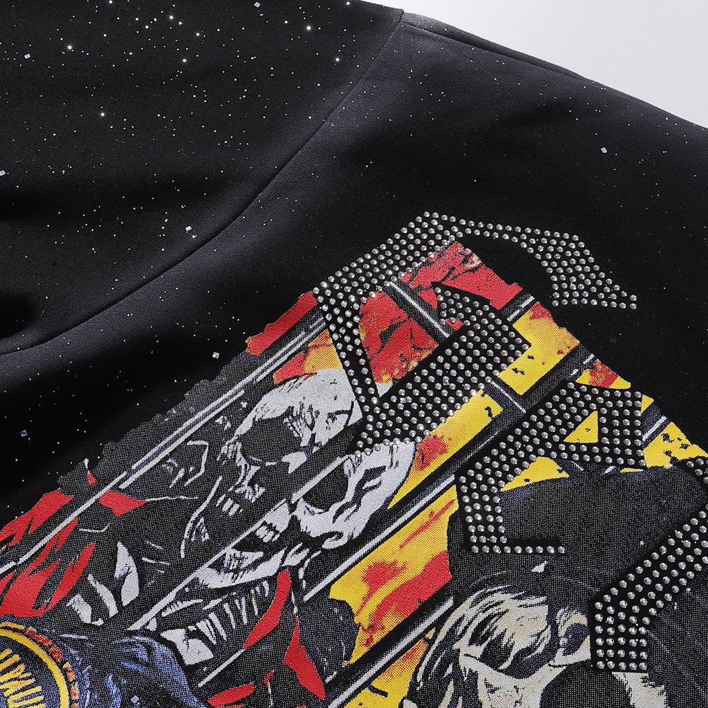 BK06 Summer European and American Trendy Brands Unisex Loose Cotton T-shirt Couple T-Shirt