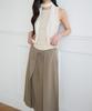 Oeoseoul Layered Banding Skirt [2 Colors]