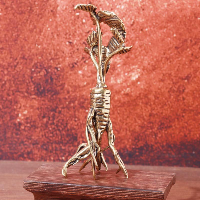 Винтажный латунный состаренный орнамент  Древо жизни  для офисного стола, медная скульптура, ремесленное украшение brass