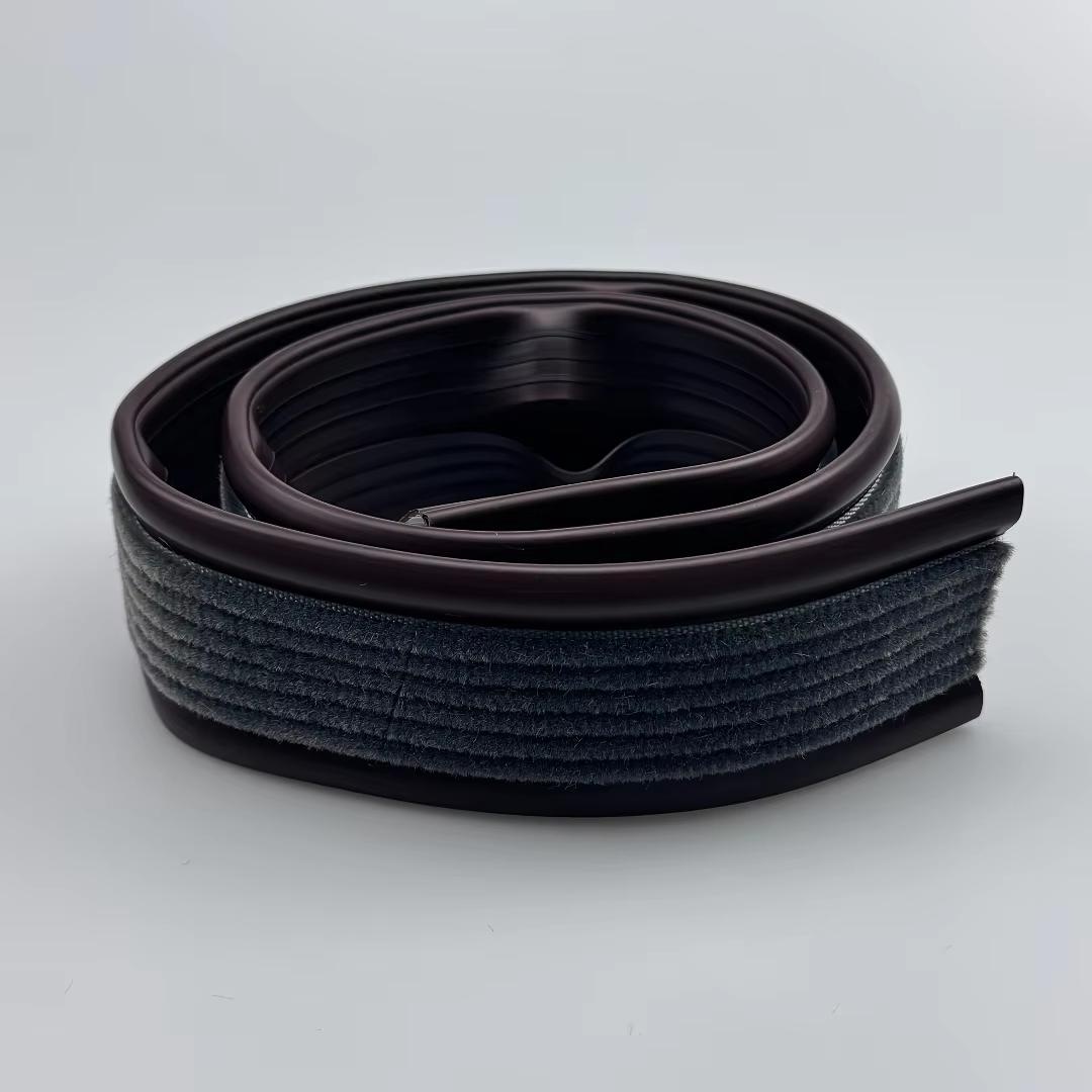 

1PC 93cm/36.61inch Door Bottom Seal Door Bottom Sealing Strip Thickened Wool Strip Door Stop Sound Insulation Strip Reduces Nois 93cm коричневый
