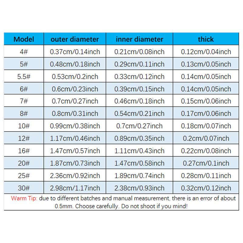LTS 48pcs Ceramic Ring Rod Tip Guide Set (Sizes #4-30) for Repair and DIY Modifications.