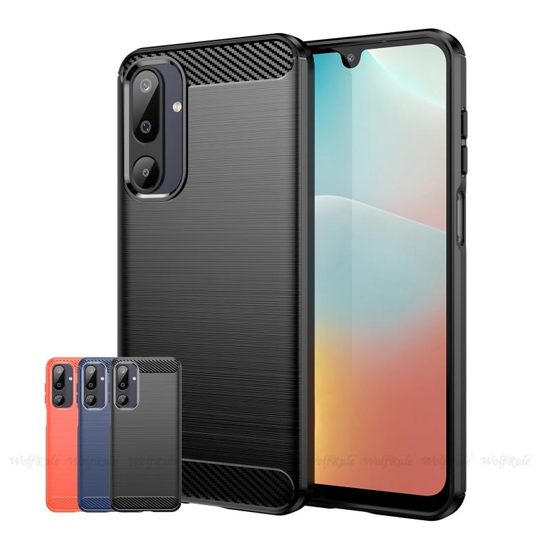 For Cover Samsung Galaxy M16 Case Samsung M16 Capas Shockproof Phone Back Bumper Armor TPU Soft Carbon Fiber Fundas Samsung M16