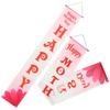 1Pair Mother's Day Banner Polyester Festive Hanging Wall Banner Garden Yard Door Decor Photo Prop Party Ornament Mother's Day