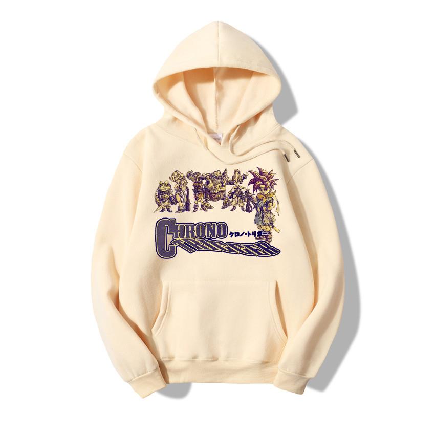 Chrono Trigger Printed Pullover Hoodies Sweatshirts  unisex Warrior with Sword Casual colorful Hooded Harajuku Oversized Hoodie