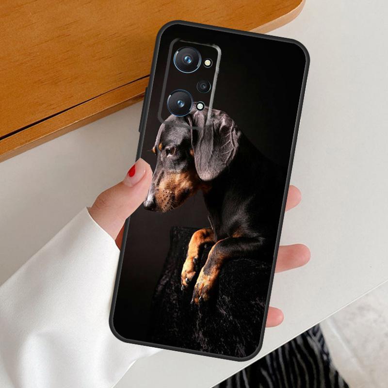 Teckel Dackel Dachshund Dog For Realme C55 C53 C51 C35 C67 C25S C21Y C30 C31 C33 9 10 11 12 Pro Plus GT Neo 6 GT5 Case