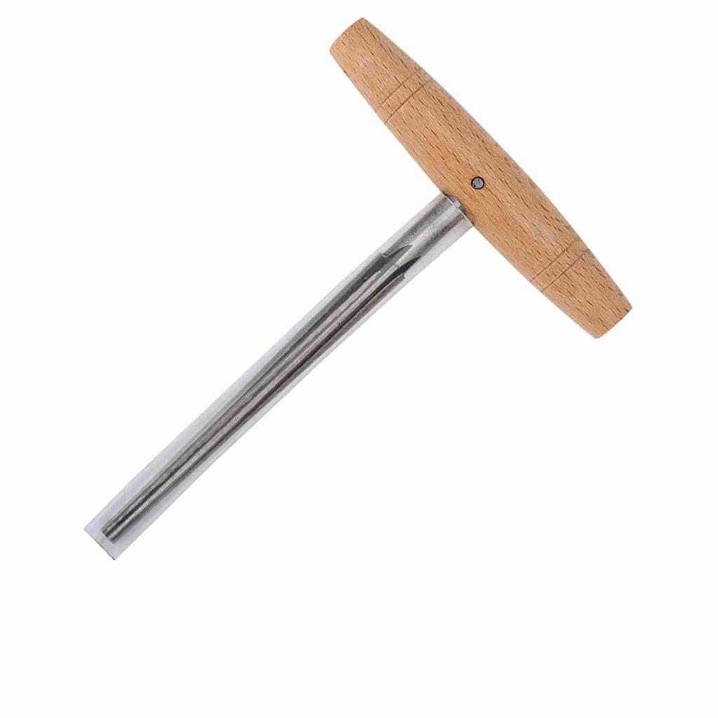 Durable Steel Peg Hole Reamer  with Wooden Handle Luthier Repair Tool for 3 4 4 4 Violin