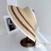 Summer Empty Top Straw Hat For Women Foldable Wide Large Brim Bowknot Sun Hat Travel Beach UV Protection Caps