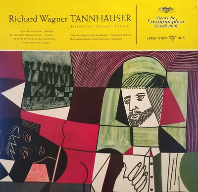 LP deska RICHARD WAGNER LEONIE RYSANEK WOL Tannhauser Výňatky Výňatky E LPEM19069 Deutsche Grammo 1956 Německo Klasická Použitá