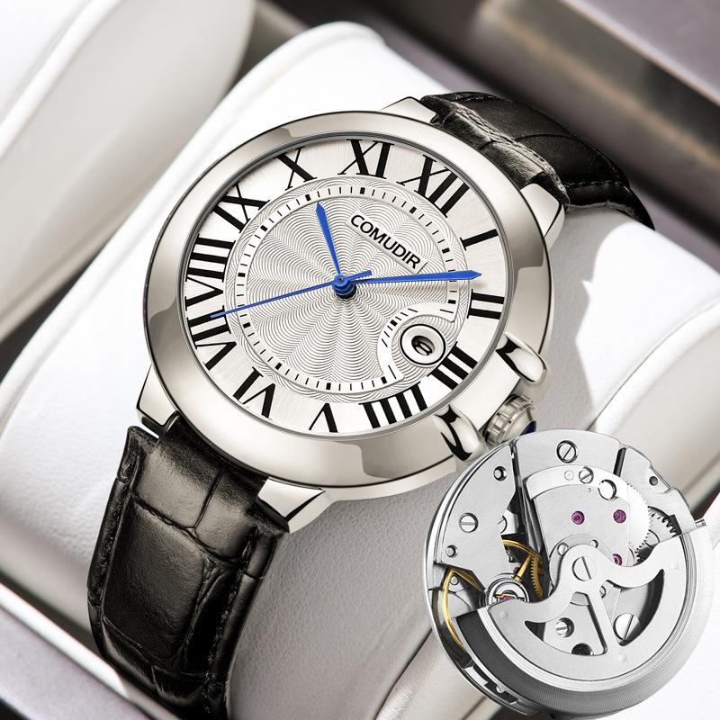 Hollow Out Watch Men s Balloon Luminous Calendar Waterproof Tiktok Waterproof Watches Roman Numeral Quartz