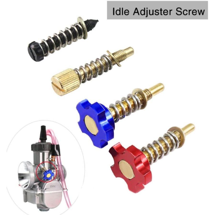 Idle Adjustment Screw, Copper Universal Air/Fuel Mixture Screw Adjuster Motorcyc