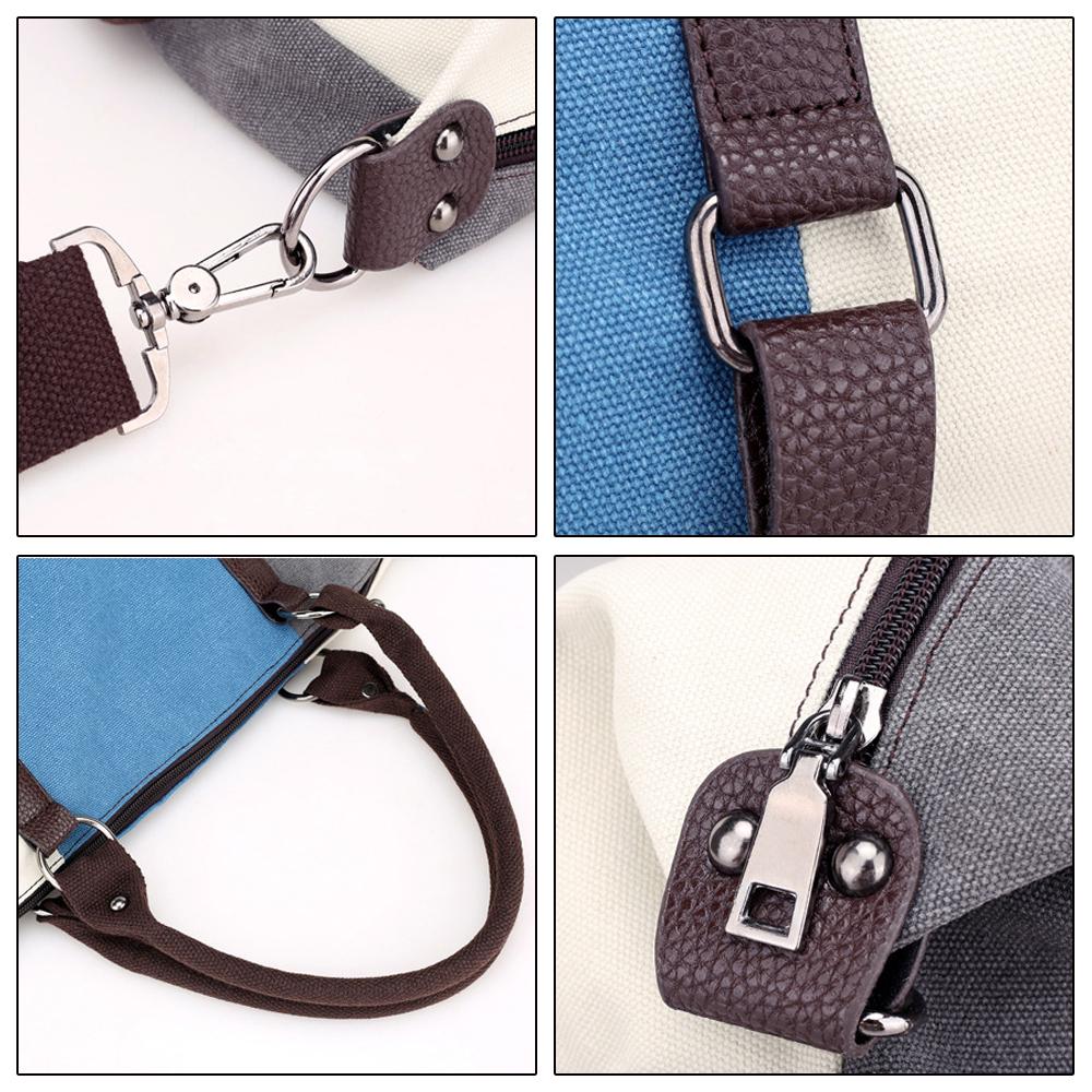 Torebka damska Patchwork Płócienna torba na ramię o dużej pojemności