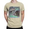 I Am Trying My Best Raccoon Word T Shirt Men's 100% Cotton Vintage T-Shirts Crew Neck Tees Short Sleeve Tops Classic