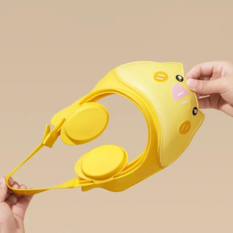 Cuffia da Doccia per Bambini con Orecchie da Maialino a Cartoni Animati