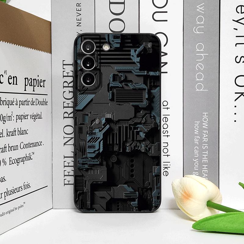 2D Imitation Circuit Board Pattern Phone Case for OnePlus 12 13 R 11 10 9 8 Pro Nord 4 N100 CE3 CE2 ACE2 ACE3 Soft Cover Fundas
