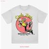 Punk Rock Inspired Wonderful Tour T Shirt Vintage Style vintage Washed Slightly Top For Everyday Wear streetwear homme