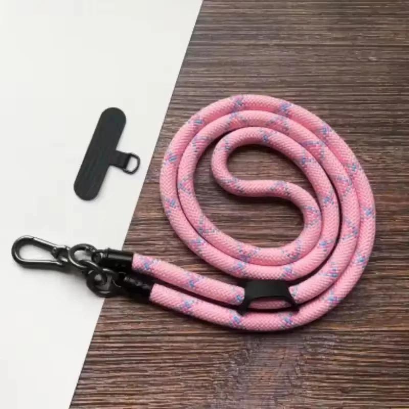 8MMx120CM Adjustable Phone Lanyard Detachable Neck Cord Universal Crossbody Strap for Mobile Phone Case Lanyards Thickness