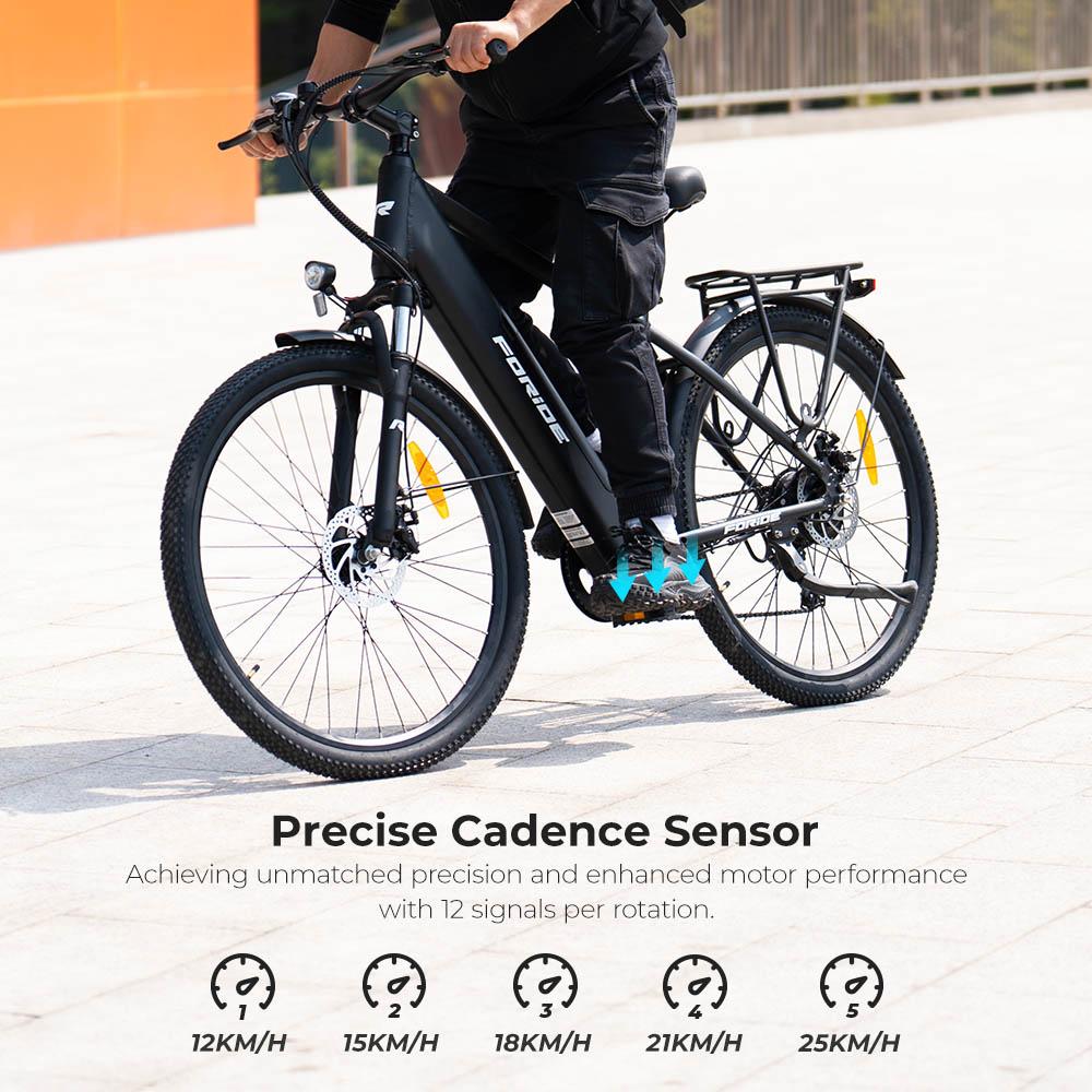 Foride Roamer 1 E-bike with 468Wh Embedded Removable Battery and Shimano 7-Speed Gears