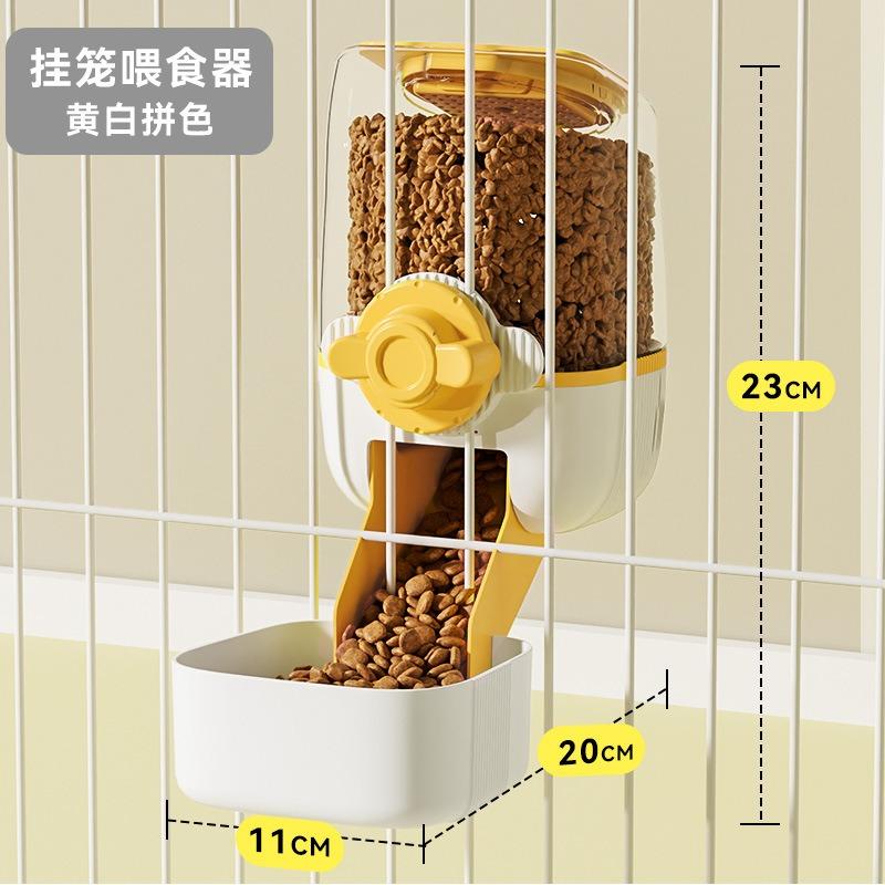 Dog Cage Hanging Water Bottle Pet Large Capacity Candy Color Hanging Cage Water Dispenser Dog Cat Automatic Feeder Accessories