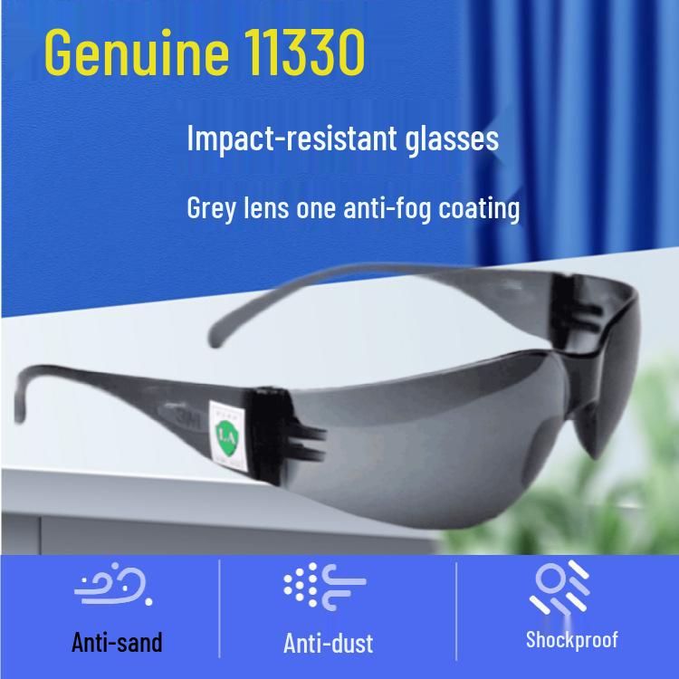 

3M11330 Industrial Safety Goggles: Dustproof, Anti-impact, Anti-fog for Men and Women.