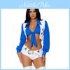 Stylish Cheerleader Costume For Women Perfect For Halloween And Stage Performances