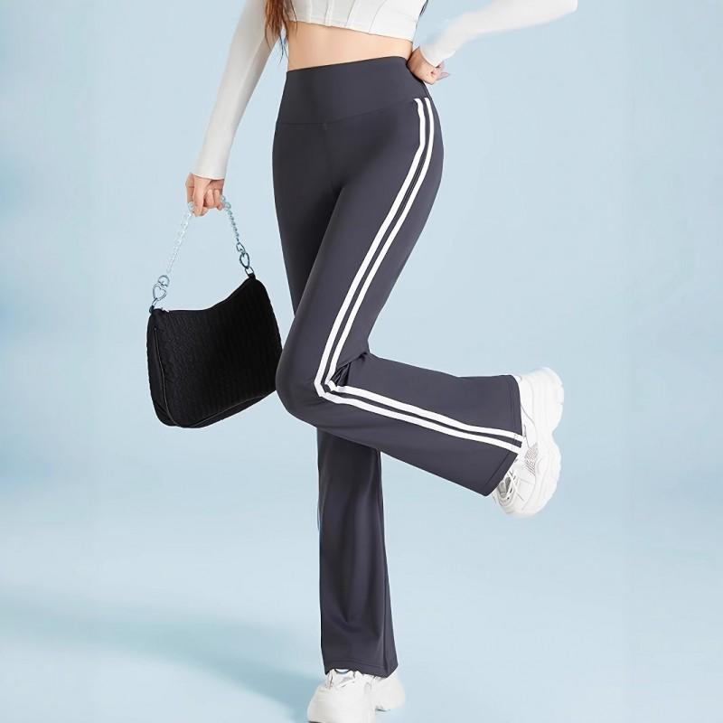 High Waisted Wide Leg Pants Women Slim Fit Flared Trousers Casual Daily Wear