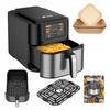 Air Fryer AI 8L 1700W Large Bowl Recipes BYRGEN