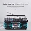 Grid 919 Tragbares 4-Band-Radio mit Bluetooth, USB, SD und Kassettenrekorder