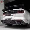 Carbon Fiber Rear Diffuser for Ford Mustang GT500 Bumper
