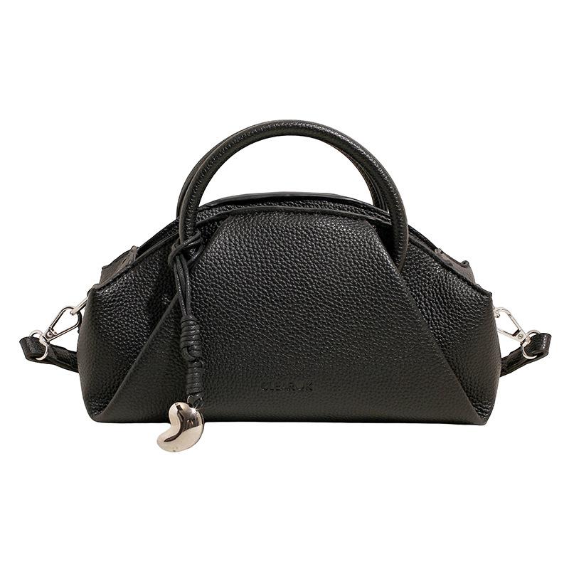 

Новая повседневная портативная маленькая квадратная сумка Женская мода Однотонная сумка через плечо чёрный