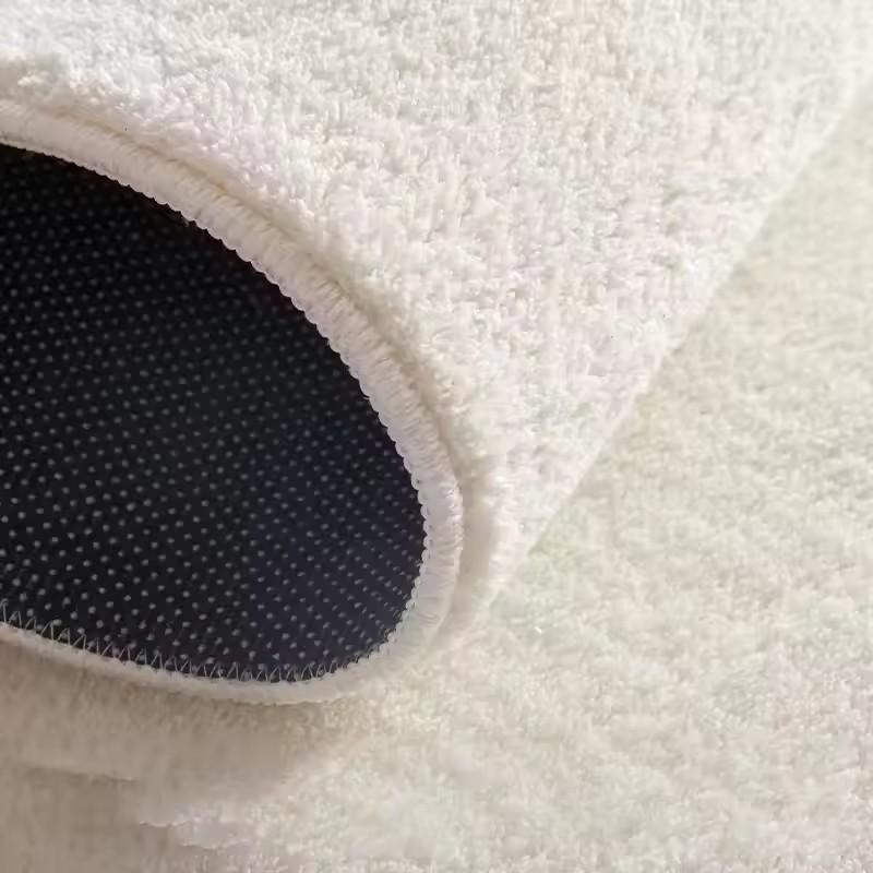 Simple Cream Style Faux Cashmere Living Room Fluffy Rugs Home Decor Bedroom Cloakroom Bedside Non-Slip Rugs