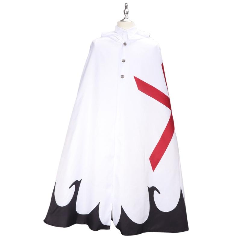 

Рыцарь Звездный Плащ с капюшоном Косплей Отбеливатель Ихвач Белый Костюмы Вечеринка на Хэллоуин 2XL