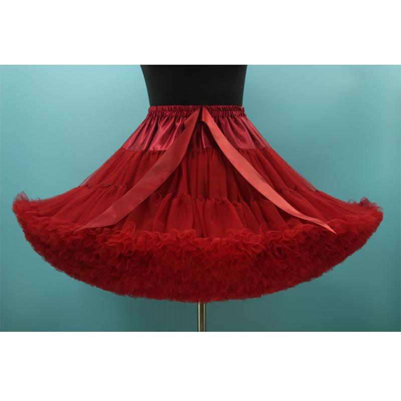 Spodnička Lolita Cloud: Trendy bezkostá čistá příze puff sukně pro cosplay