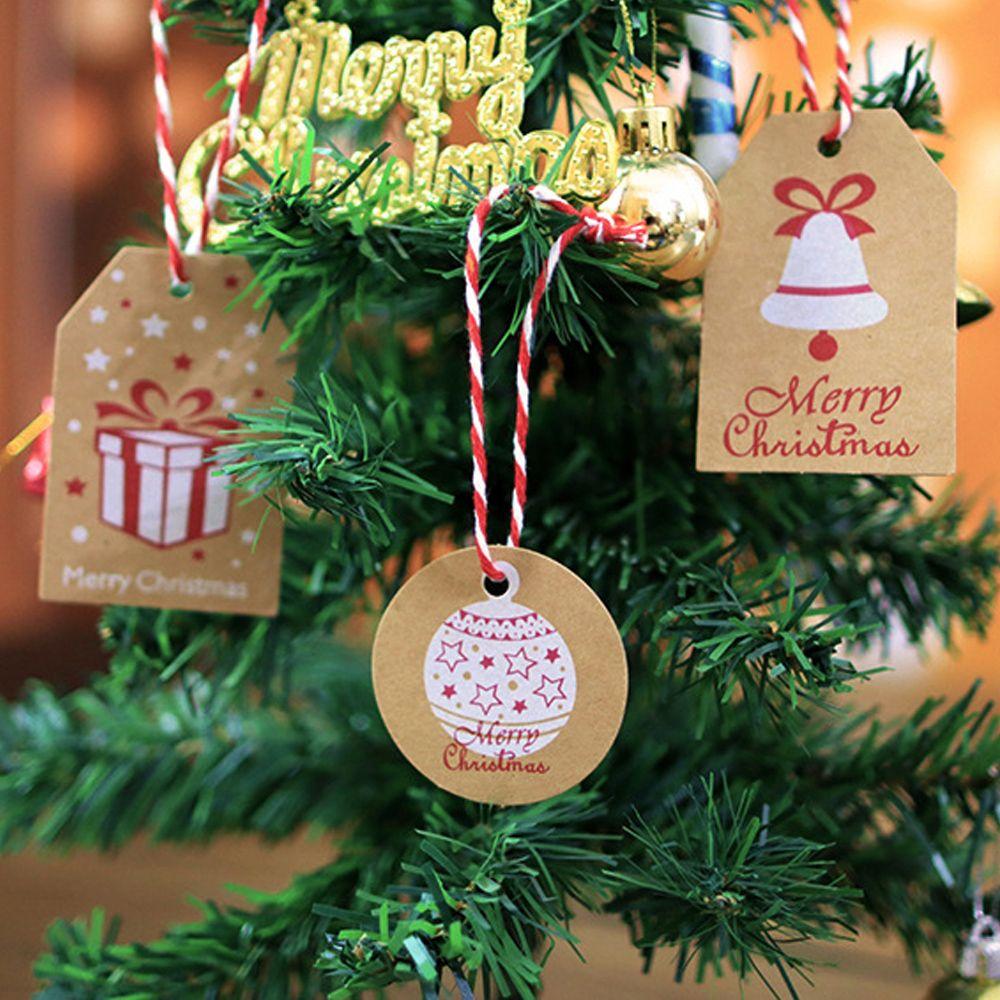 Paper Wrapping Supplies Xmas Decoration Hang Tags Christmas Tag Christmas Labels Gift Wrapping