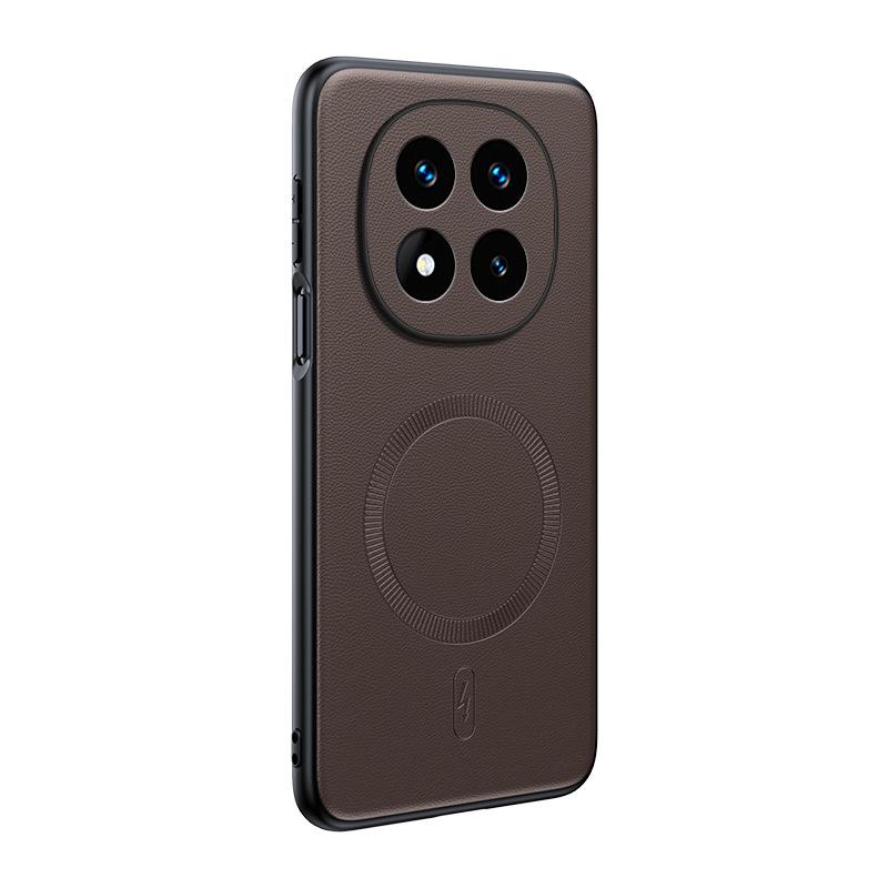 Compatible with Xiaomi Redmi Note 15 Pro vegan leather magnetic phone case, Redmi Note 14 shockproof Redmi protective case