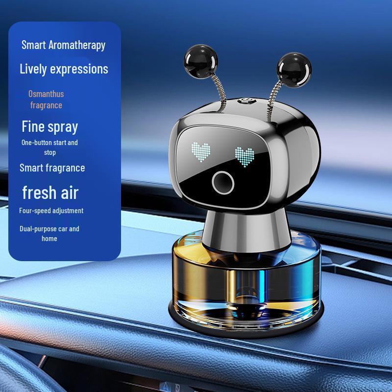 Men's Luxury Car Air Freshener: AI Smart Robot Aromatherapy Spray