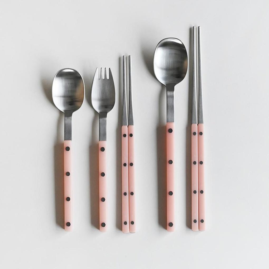 Berchia Children's Adult Spoon, Chopsticks, Fork, Kids Cutlery Set