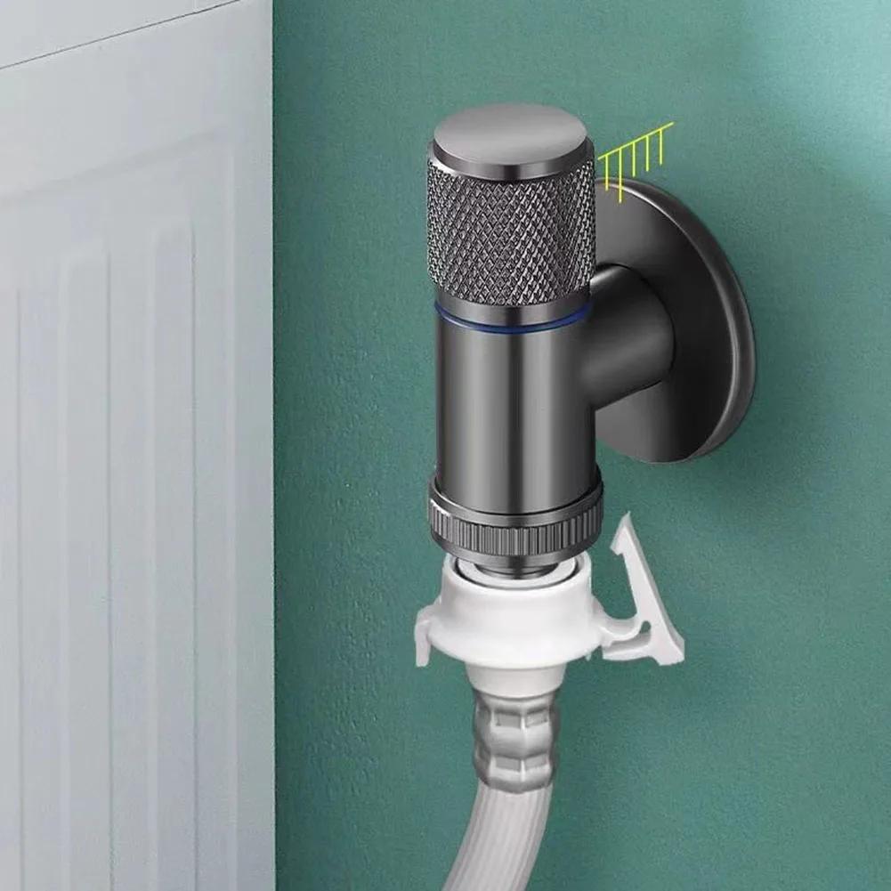 Roestvrij Staal Multifunctionele Wasmachine Speciale Kraan Mini Waterstop Snelopen Hoekafsluiter Badkamerinrichting