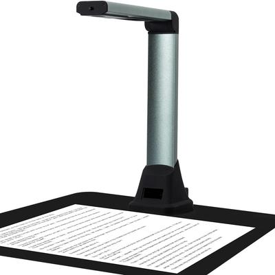 IOCHOW Dokument 5 Megapixel Dokument Unterstützt bis zu A4 Mehrsprachige OCR Automatische Kontinuierliche Online LED Kompatibel mit Windows OS Grauer Scanner,