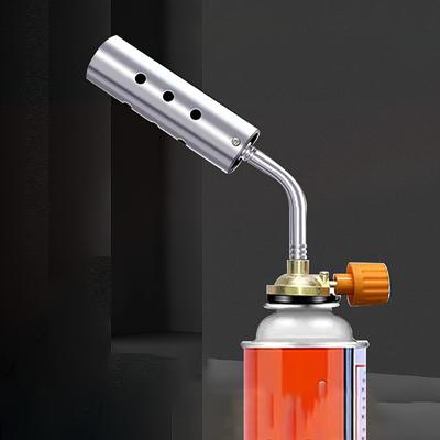 Portable Flamethrower Burner Welding Torch Butane Gas Blow Welding Torch Hand Ignition Camping Welding BBQ Tool High Temperature