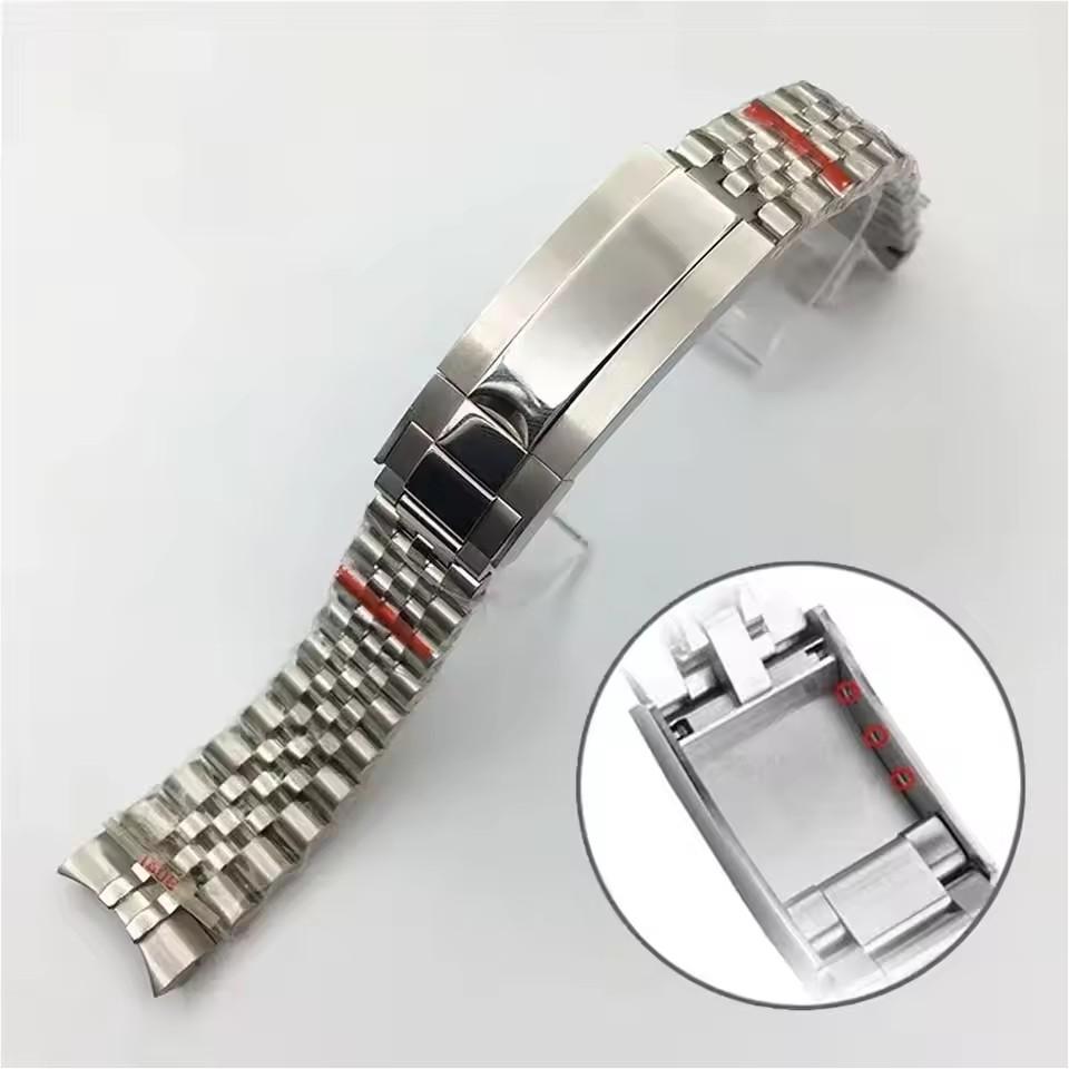 

Браслет Jubilee 904L Для Rolex Sub GMT Yacht Daytona 20мм Мужской Ремешок Роскошная часовая цепь Модульные Запасные Части Аксессуары 20mm